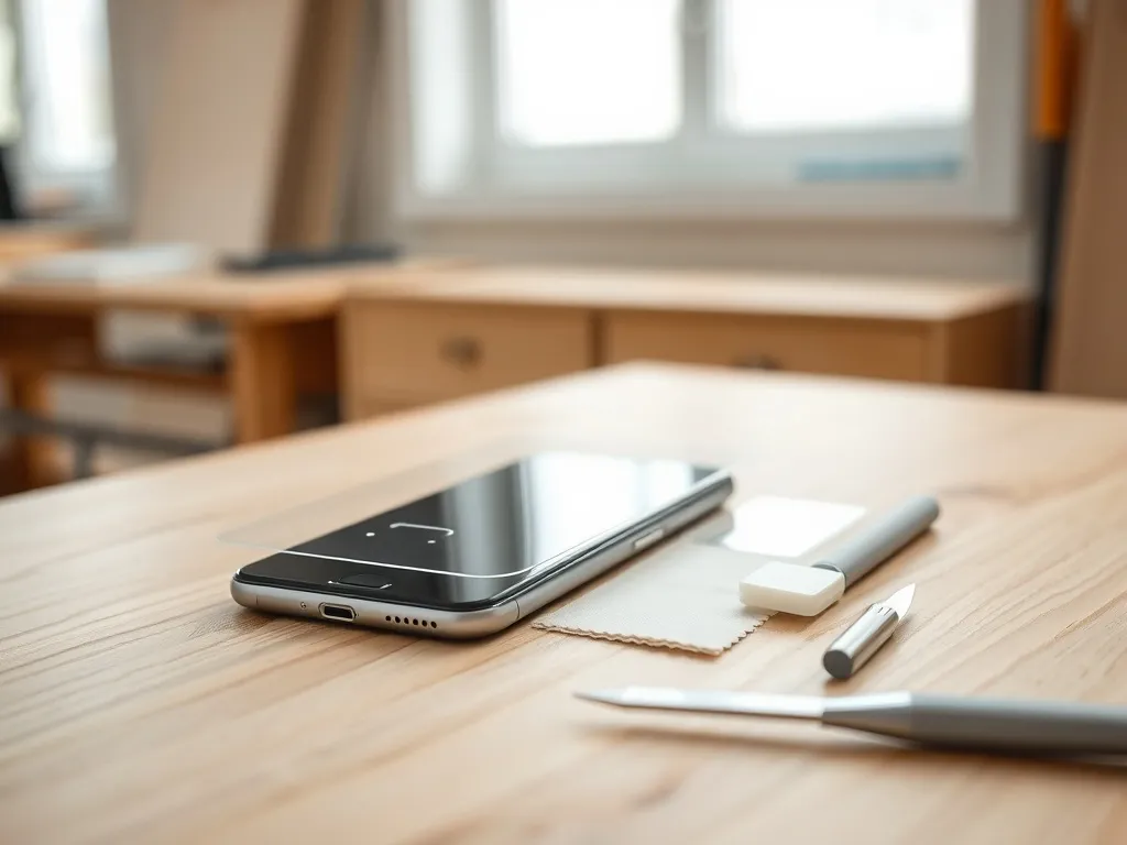 Naklejanie folii na telefon - krok po kroku